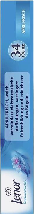 Produktbild Lenor Trocknertücher Aprilfrisch (34 Waschgänge, Waschtücher)