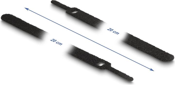 Produktbild Delock Klettkabelbinder (Klettkabelbinder, 200 mm, 10 Stk.)