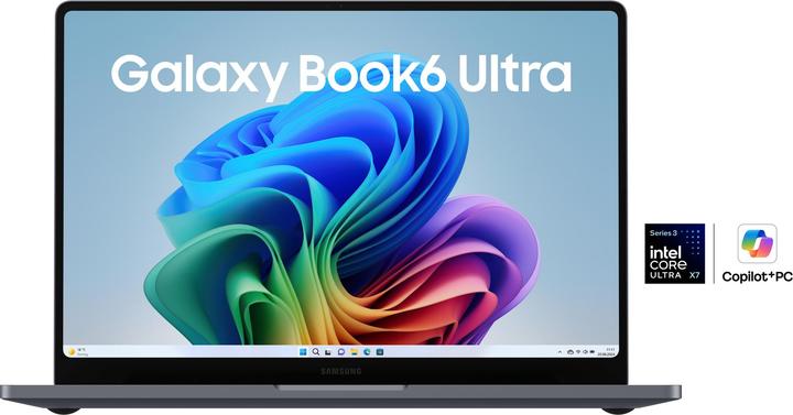Actual product image Samsung Galaxy Book6 Ultra 16" WQXGA+ Touch Core Ultra X7 358H 32GB/1TB SSD Arc B390 Win11 (16", 1000 GB, 32 GB, DE)
