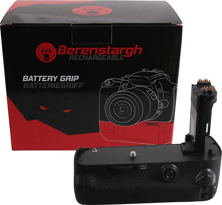 Actual product image Berenstargh Battery grip for Canon EOS 5D Mark III 5DS 5DSR BG-E11H for LP-E6 batteries incl. IR remote control (Battery grip)