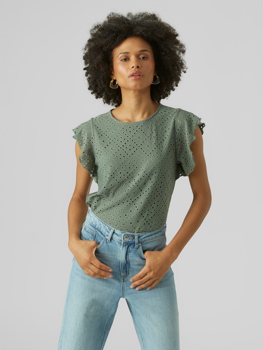 Image du produit Vero Moda Vmtassa Sl Frill Top Noos (XS)