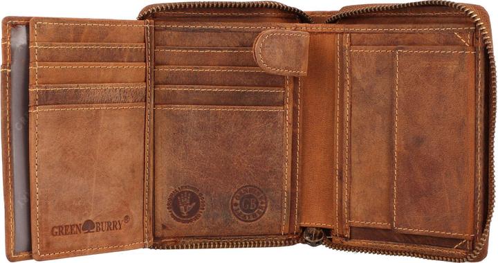 Actual product image Greenburry Vintage star sign wallet leather 10 cm