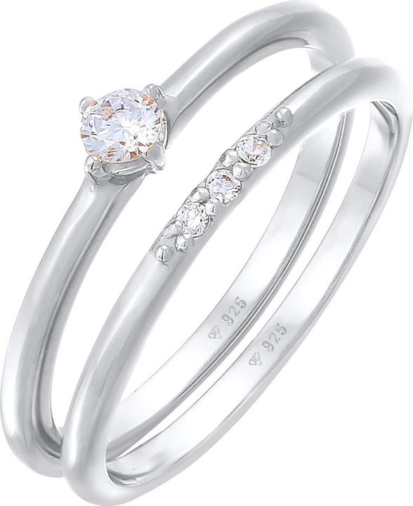 Produktbild Elli Kristall Ring (56, 925 Silber)