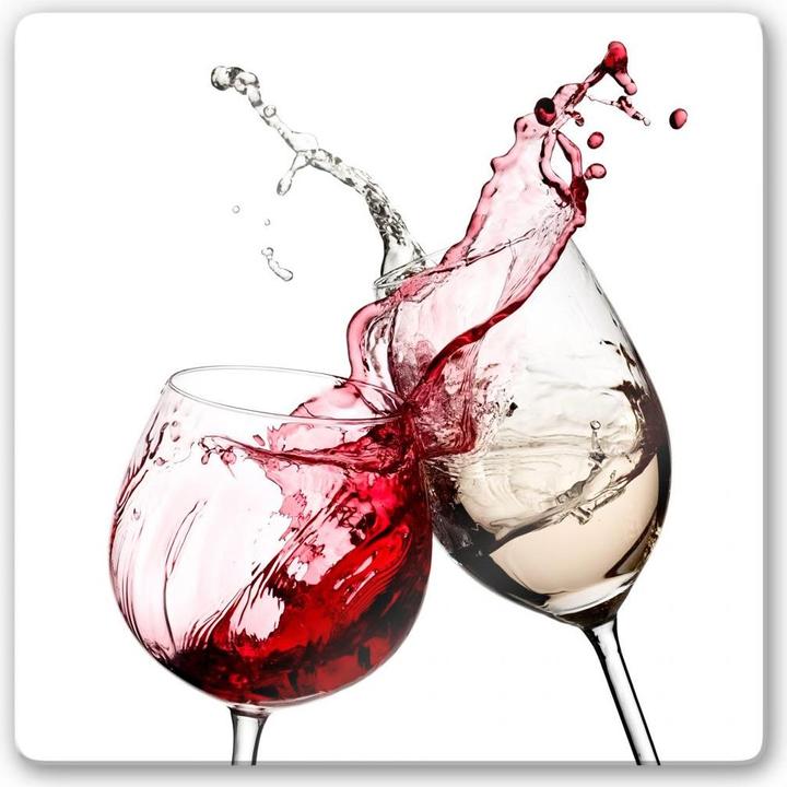 Trenddeko Verres à vin - carrés