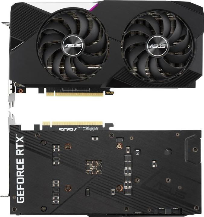 Actual product image ASUS GeForce DUAL RTX 3070 O8G V2 (8 GB)