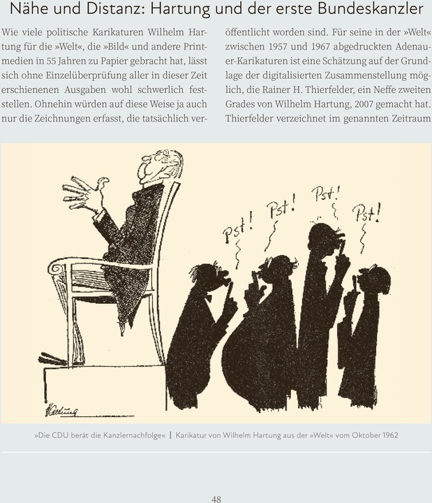 Produktbild Adenauer-Karikaturen (Deutsch, Wilhelm Hartung, Matthias Krüger, Ulrich Op de Hipt, Walther Fekl, 2023)