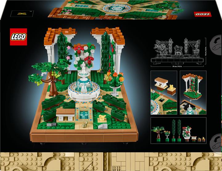 Image du produit LEGO Springbrunnen Garten (10359, LEGO Icons)
