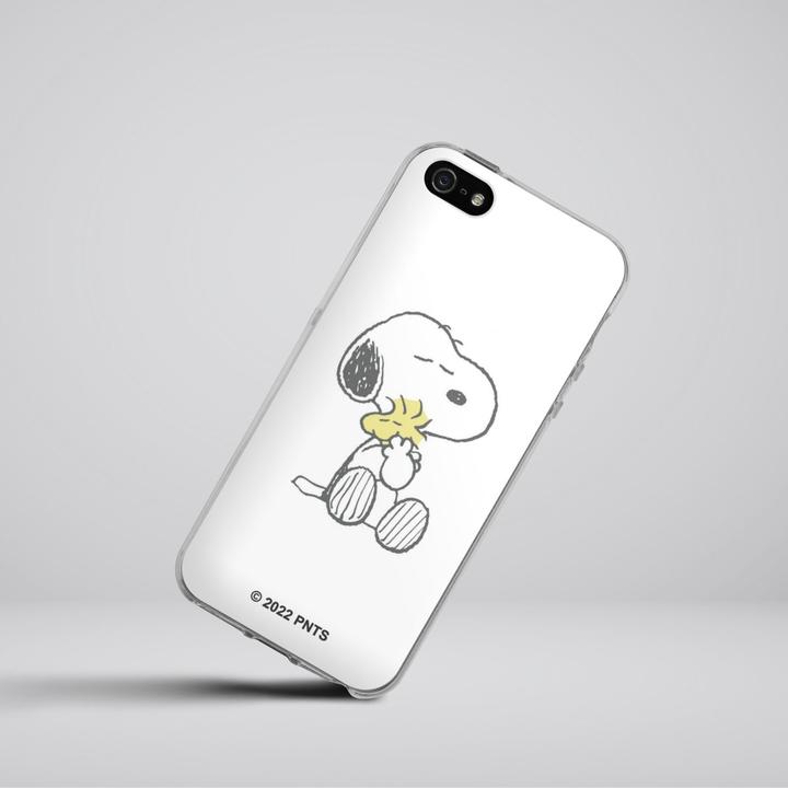 Actual product image DeinDesign Silikon Hülle für Apple iPhone SE (2016-2019) Handyhülle Case Smartphone Schutzhülle Peanuts Liebe (Apple iPhone SE)