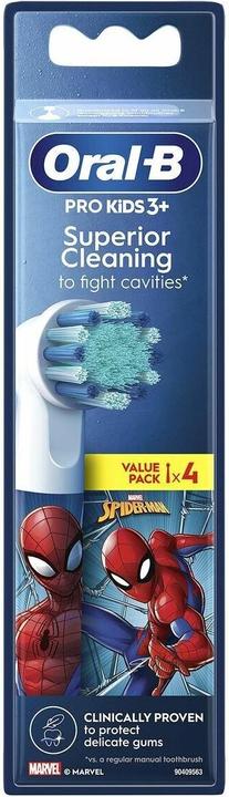 Actual product image Oral-B Replacement for electric toothbrush EB10 4 FFS SPIDERMAN (4x)