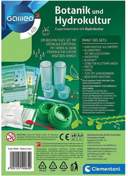 Produktbild Clementoni Botanik und Hydrokultur