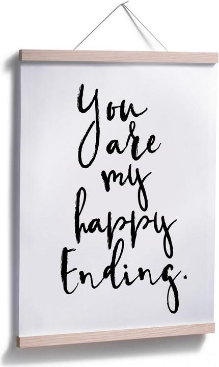 Actual product image Trenddeko You are my happy ending (60 x 80 cm)