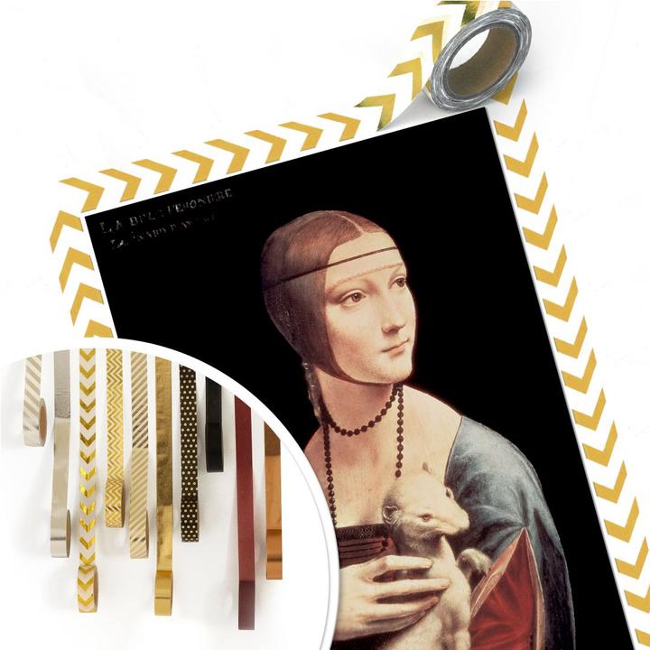 Actual product image Trenddeko da Vinci - The Lady with the Ermine (60 x 90 cm)