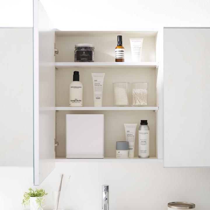 Actual product image Yamazaki Tower adhesive hook storage box