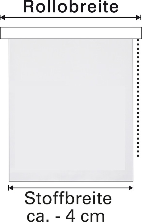 Produktbild Gardinia Seitenzugrollo Lichtdurchlässig (100 x 160 cm)