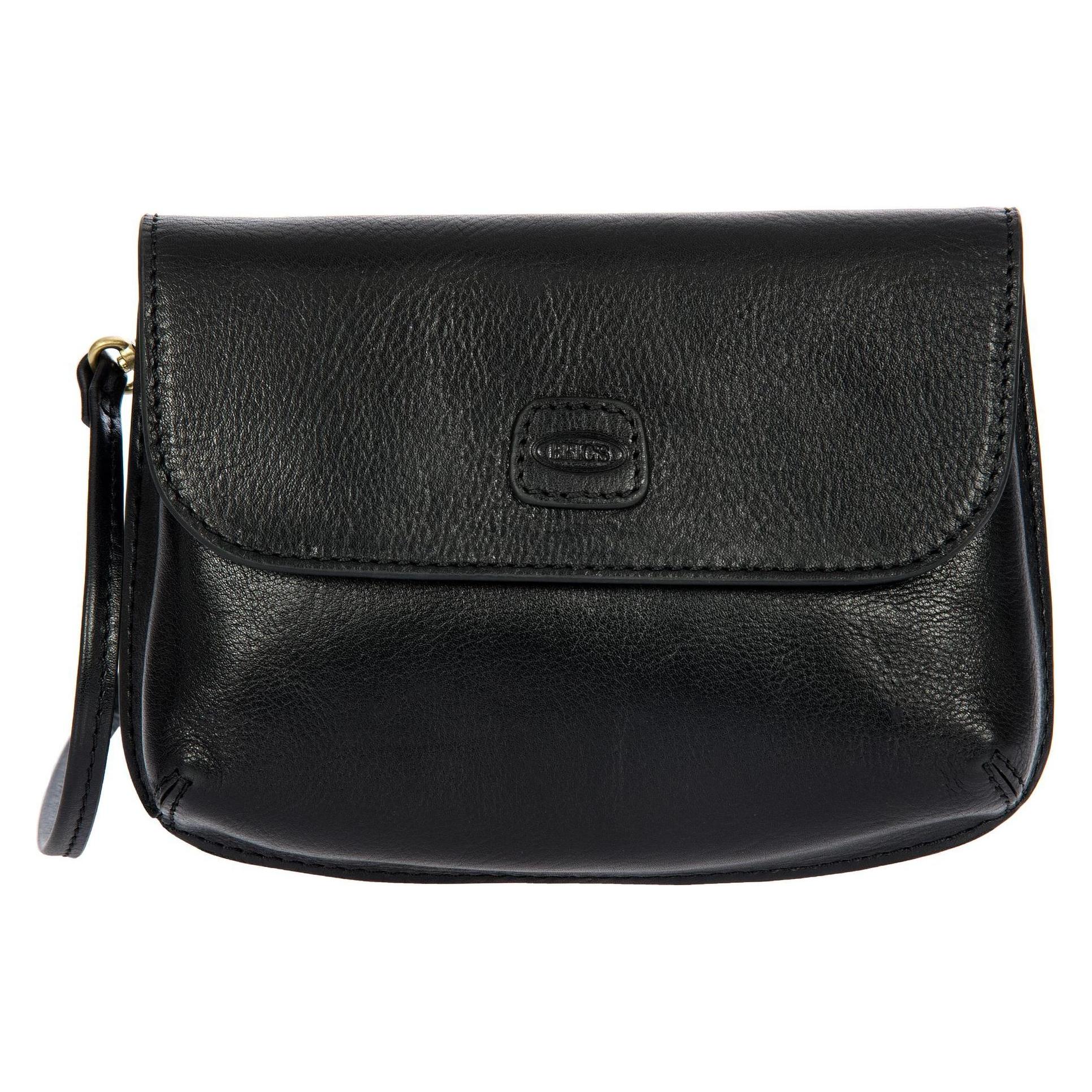 Brics, Damen, Handtasche, Volterra Mini Bag Umhängetasche Leder 18 Cm, Schwarz