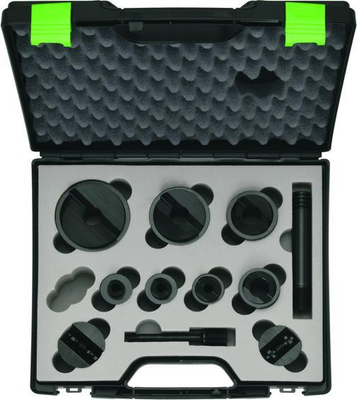 Actual product image Klauke KLA 52055440SET Speed Punch Split Sheet Punch Set ISO 16-63