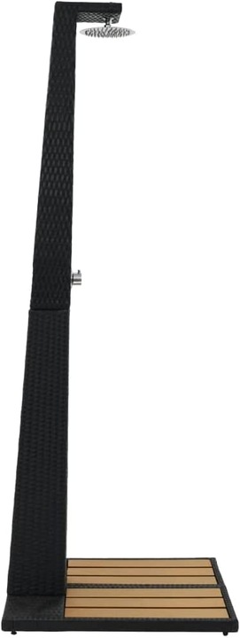 Produktbild VidaXL Gartendusche Poly Rattan, WPC