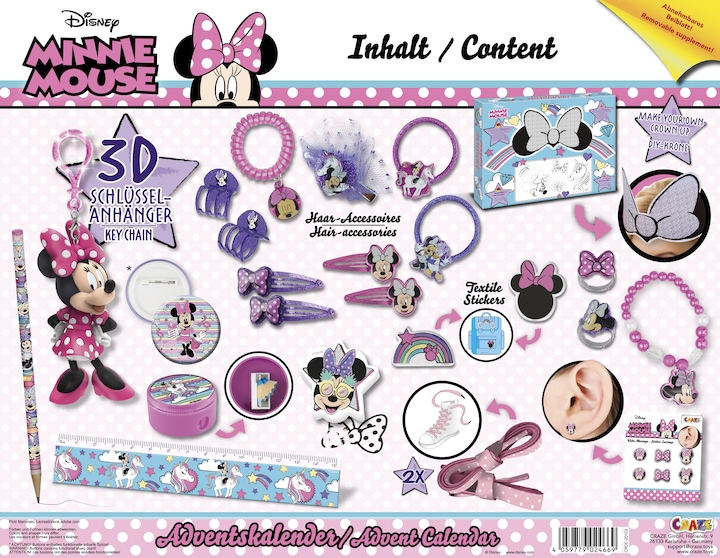 Image du produit Craze Calendrier de l'Avent Minnie Mouse
