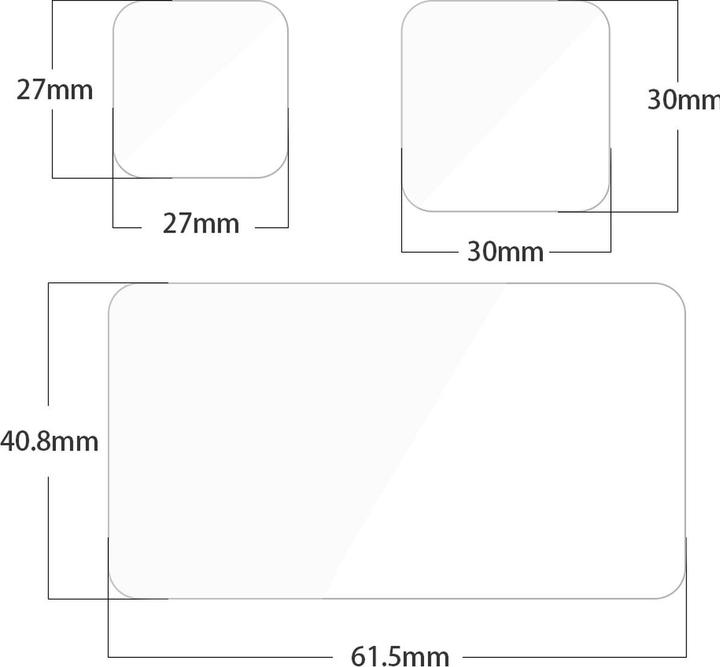 Image du produit Telesin Ecran et lentille en verre trempé pour GoPro Hero 9 / Hero 10 (GP-FLM-901)