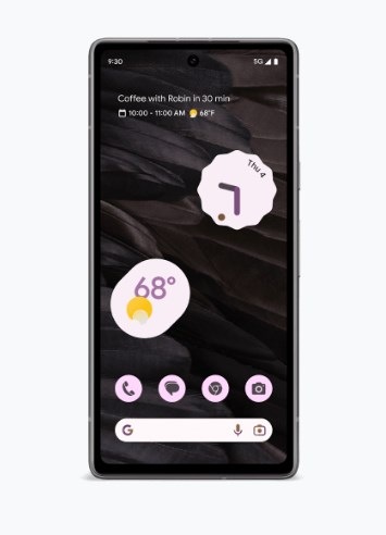 Produktbild Google Pixel 7a (128 GB, Charcoal, 6.10", SIM + eSIM, 64 Mpx, 5G)