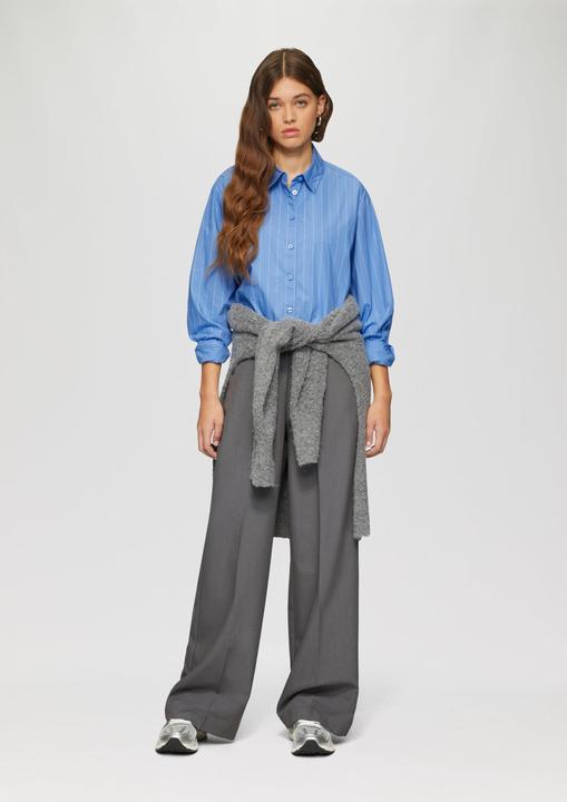 Produktbild S.Oliver Bluse Oversized-Hemdbluse mit Nadelstreifen (38)
