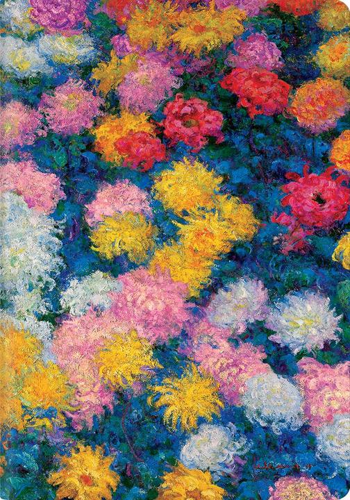 Produktbild Paperblanks Notizheft A6 Monets Chrysanthemen (A6, Gepunktet, Weicher Einband)