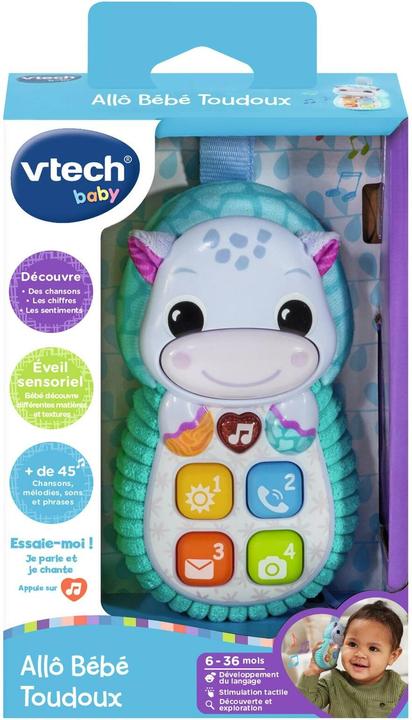 Immagine prodotto VTech Allô Bébé Toudoux bleu (Francese, 0.50 - 3 anni)