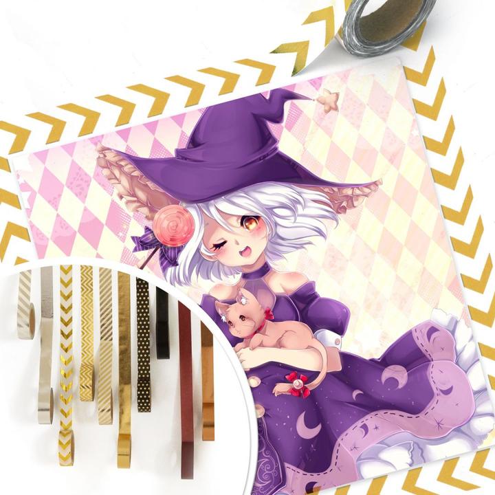 Image du produit Trenddeko La Doll Blanche - Little Witch (50 x 50 cm)