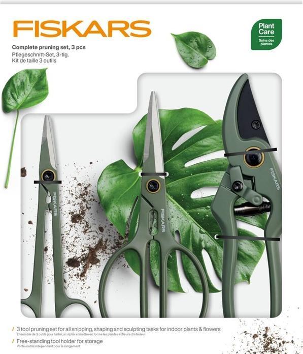 Actual product image Fiskars 1075317 3-piece secateurs