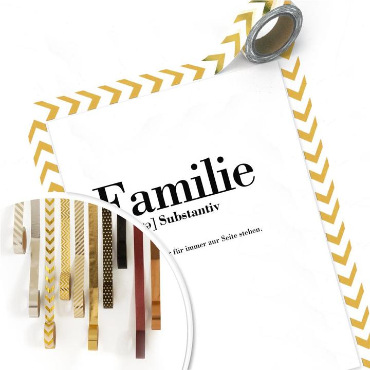Produktbild Trenddeko Grammatik - Familie (80 x 60 cm)