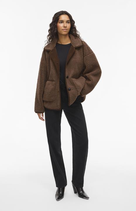 Produktbild Vila Geknöpfte Teddy Jacke (42)