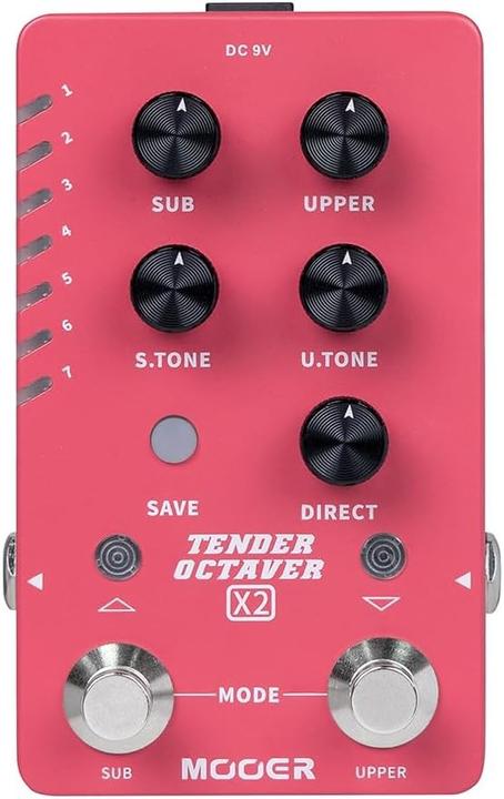 Mooer Octaver-effet pour guitare électrique avec pédale (Guitare électrique)