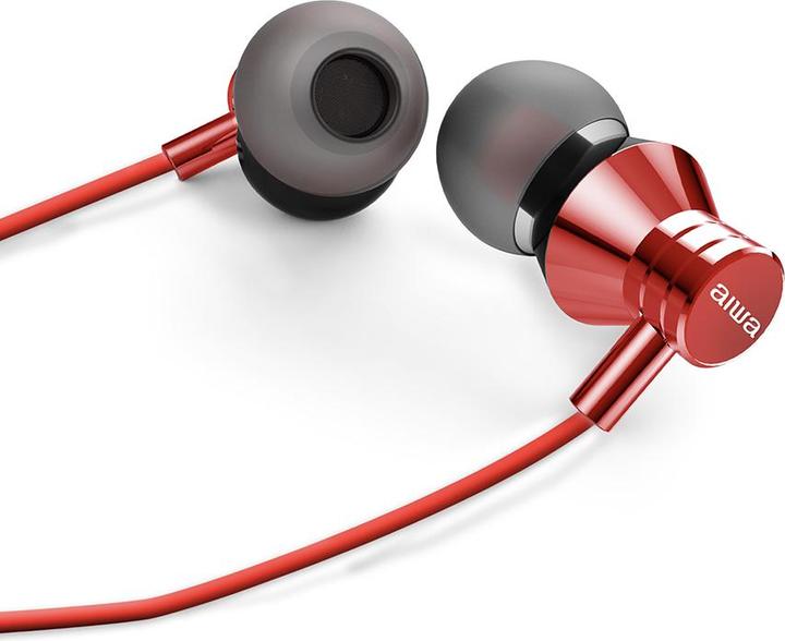 Actual product image Aiwa ESTM-50RD red (Cable)