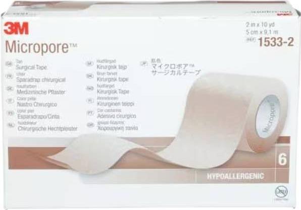 Actual product image 3M Rollenpflaster ohne Dispenser 50mmx9.14m hautfarbig (6 x)