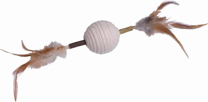 Actual product image Nobby Matatabi stick with rattle ball (Cat ball toy)