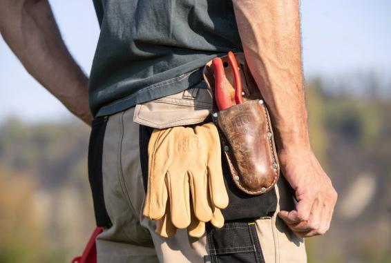 Actual product image Felco 703XL Gloves genuine leather, size XL (XL)