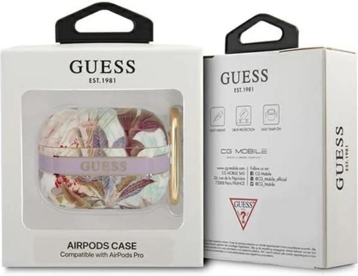 Productafbeelding Guess GUAPHHFLU AirPods Pro hoesje paars (Hoofdtelefoon hoes)