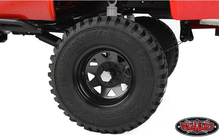 Image du produit Rc4Wd Jantes 8 Lug Deep Dish Wagon 1.9 Noir 4 pièces