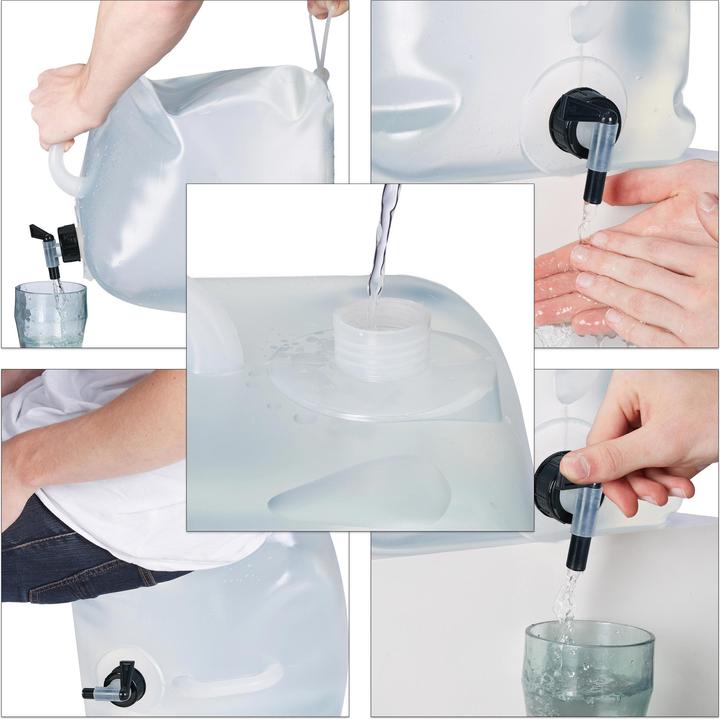 Produktbild Relaxdays 4x Wasserkanister