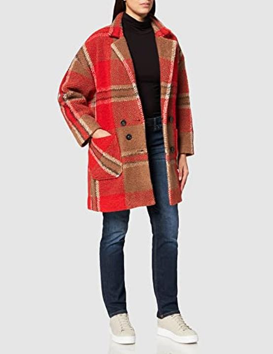 Actual product image Taifun Chili Pattern Wool Coat