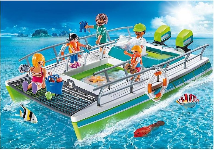 Produktbild Playmobil Glasbodenboot mit Unterwassermotor (9233)