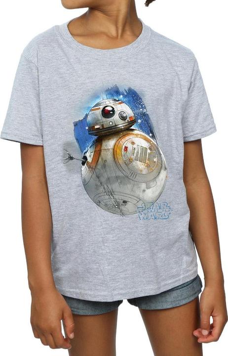 Produktbild Star Wars Mädchen BB8 TShirt gebürstet (116)