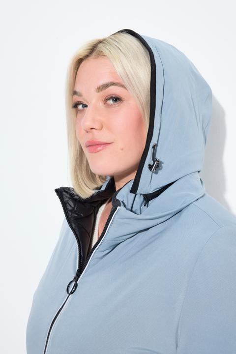 Produktbild Ulla Popken HYPRAR Wende-Steppjacke, Reflektor, 2-Wege-Zipper (50, 52)