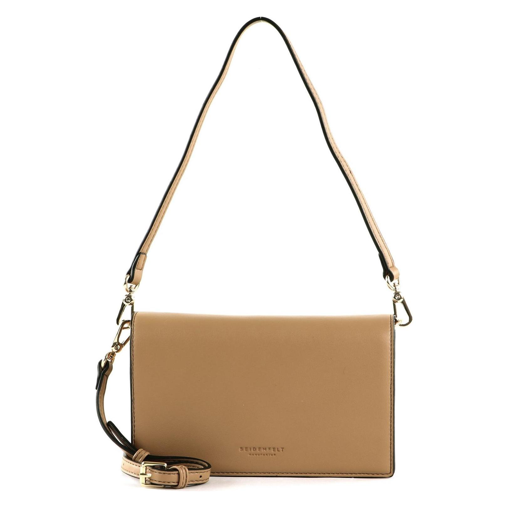 Seidenfelt, Damen, Handtasche, Bente Clutch, Braun