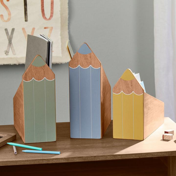 Produktbild Loberon Organizer 3er Set Sønvik braun