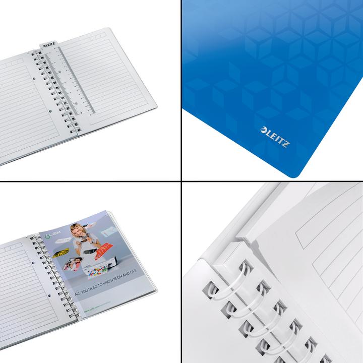 Produktbild Leitz Spiralbuch WOW (A5, Liniert, Weicher Einband)