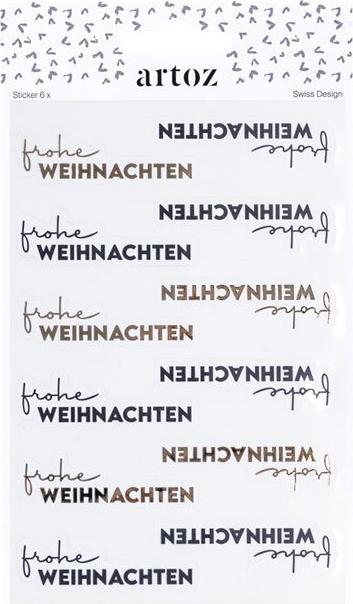 Artoz Adesivo Transp. Buon Natale (6 Adesivo)