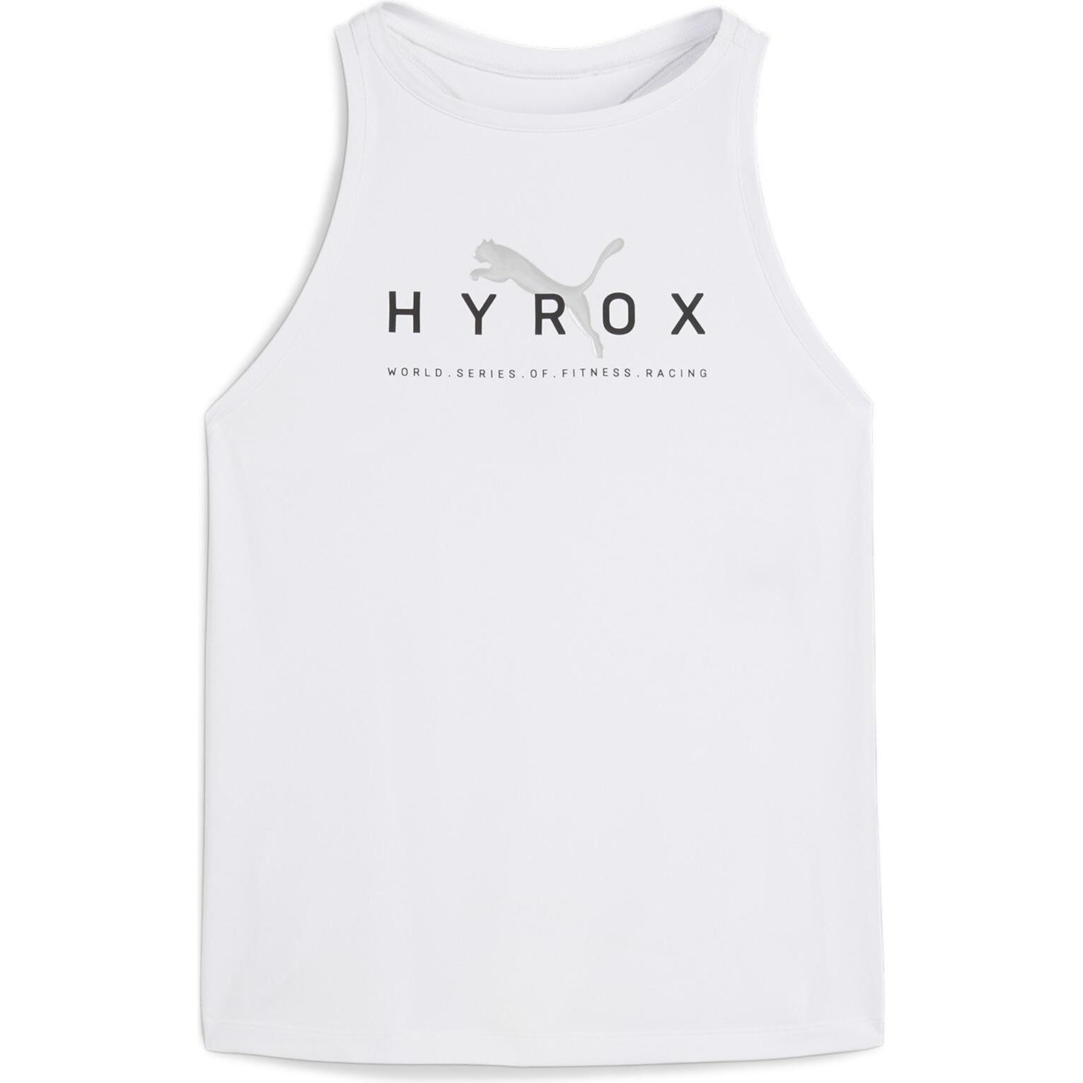 Puma, Damen, Sportshirt, HYROX x Cloudspun Racerback Tank (L), Weiss, L