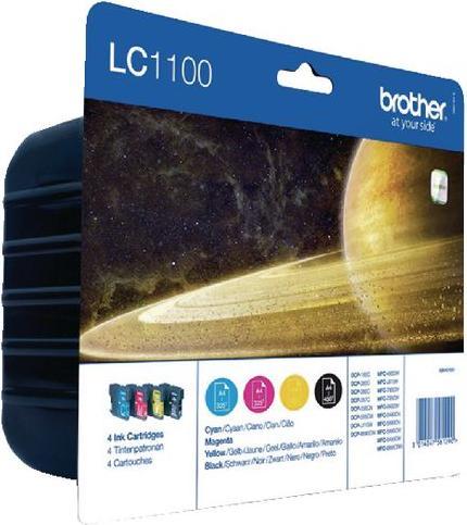 Produktbild Brother LC-1100HYVAL Value Pack (BK, C, M, Y)