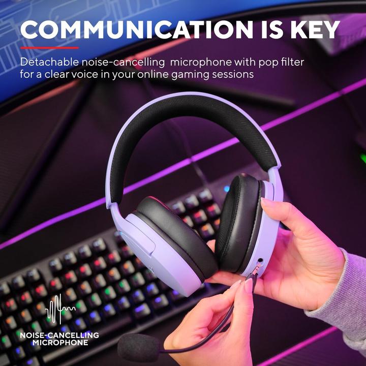 Produktbild Trust GXT490P FAYZO 7.1 USB HEADSET PURPLE (Kabelgebunden)